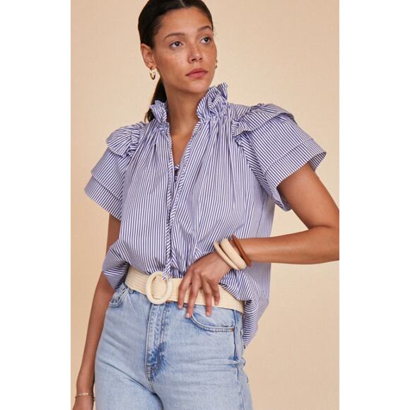 Hunter Bell Millie Striped Top size XS - Picture 5 of 5